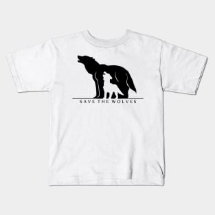 Save The Wolves Kids T-Shirt